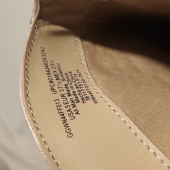 WONDER NATION. SIZE 5. Metallic Western Boots - Picture 6 of 8